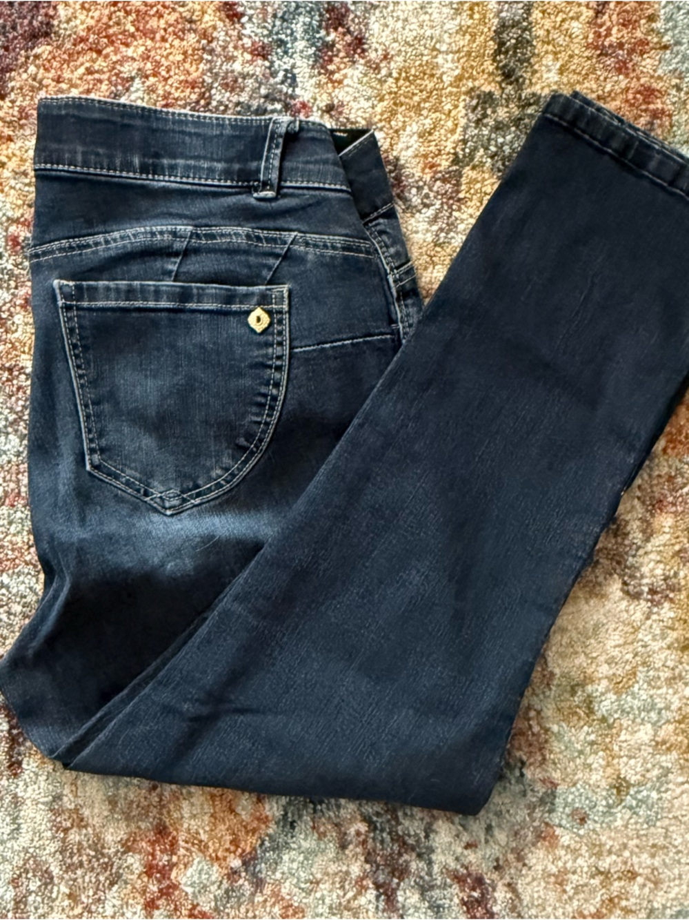 Democracy Women's Dark Blue Straight Leg AB-solution Jeans
